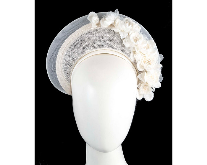 Cream crown fascinator by Fillies Collection