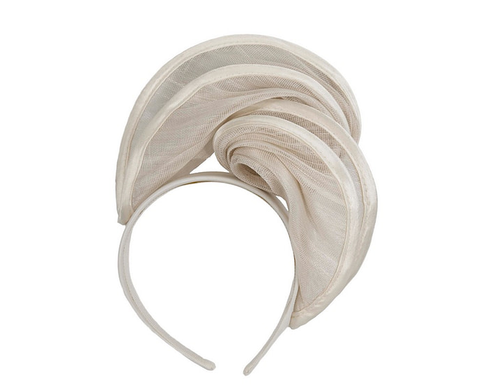 Cream headband racing fascinator by Fillies Collection - Hats From OZ