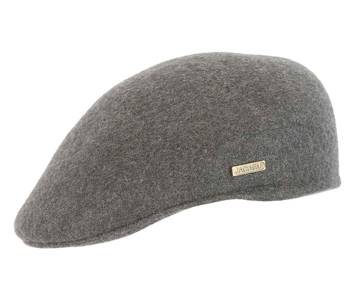 Grey Australian Felt Drivers Cap by Jacaru - Hats From OZ