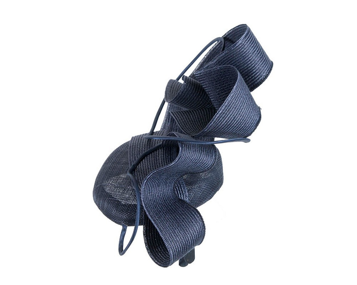 Navy designers racing fascinator by Fillies Collection S233 - Hats From OZ