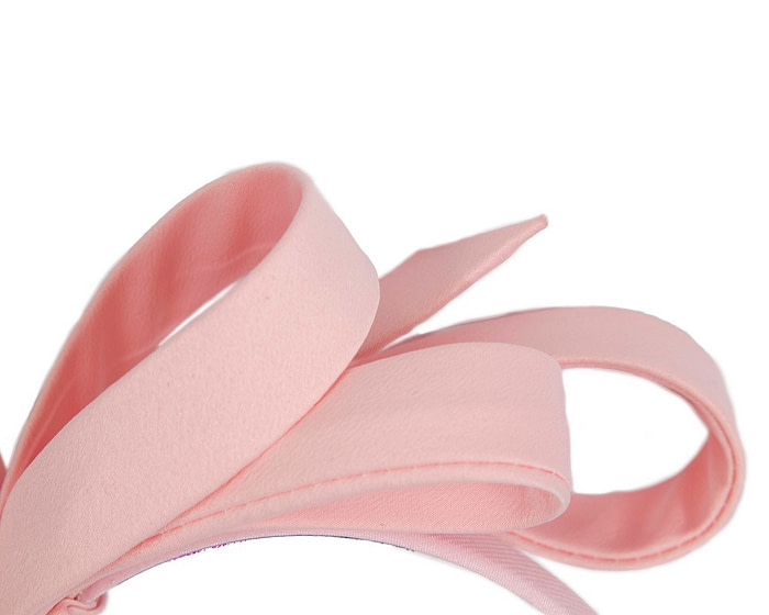 Pink bow racing fascinator by Max Alexander MA863 - Hats From OZ