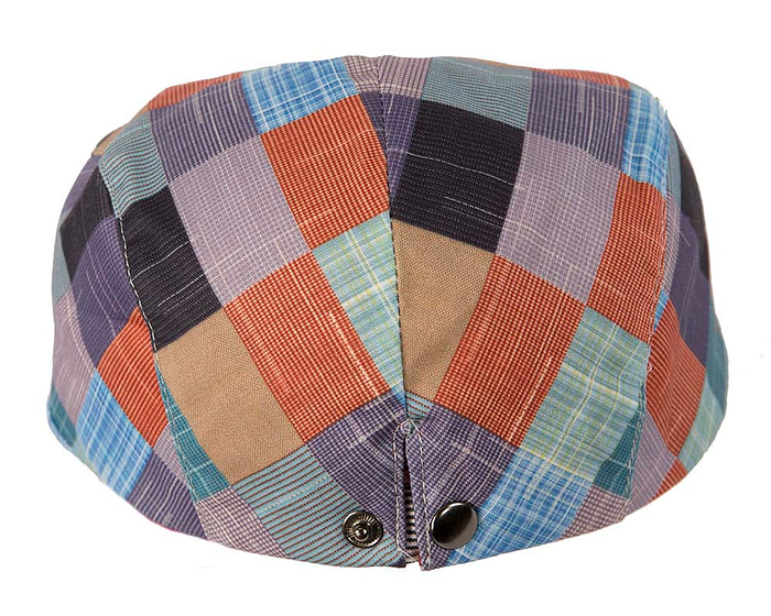 Soft patchwork flat cap by Max Alexander M131OR - Hats From OZ