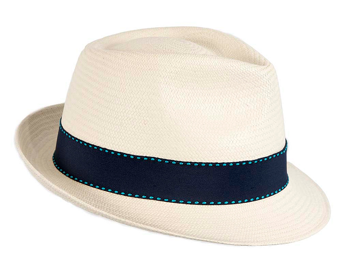 Ecuadorian Panama Cuenca Hat Trilby Fedora Short Brim - Hats From OZ