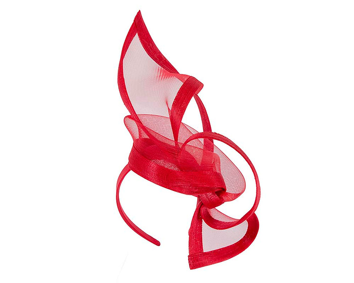 Bespoke Red fascinator by Fillies Collection S107 - Hats From OZ