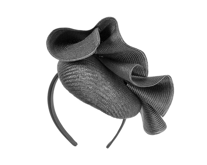 Black pillbox fascinator by Fillies Collection S259 - Hats From OZ
