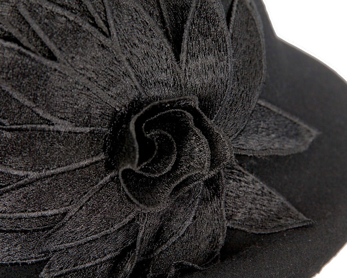 Black winter fashion hat by Max Alexander - Hats From OZ