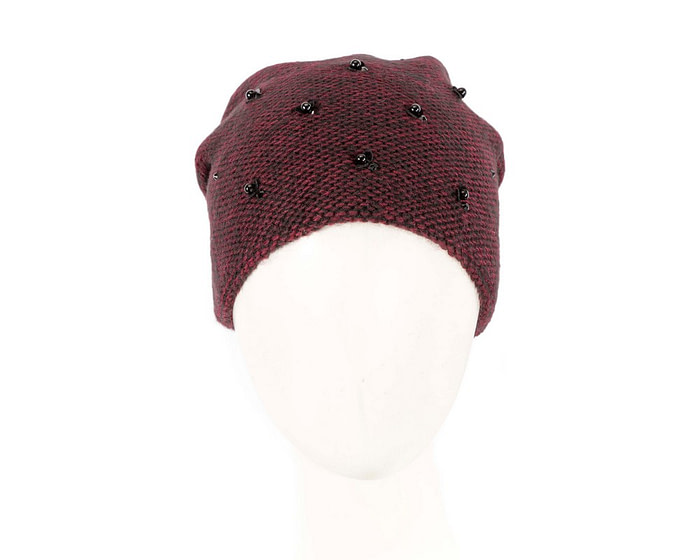 Warm European made woven wine beanie - Hats From OZ