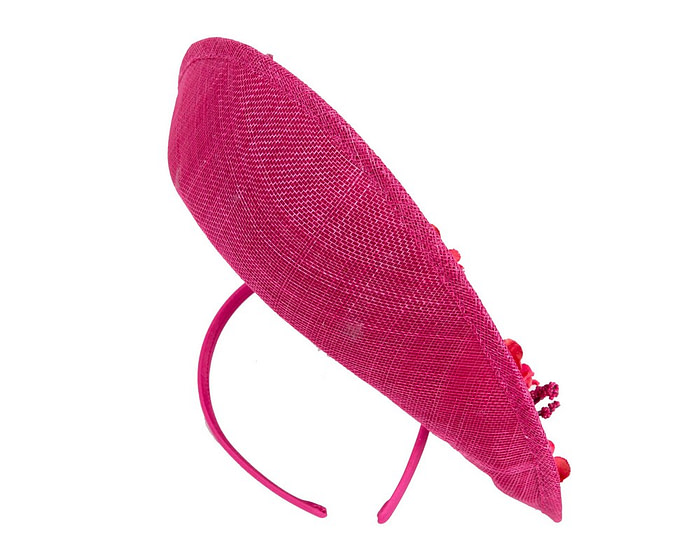 Large fuchsia fascinator by Max Alexander - Hats From OZ