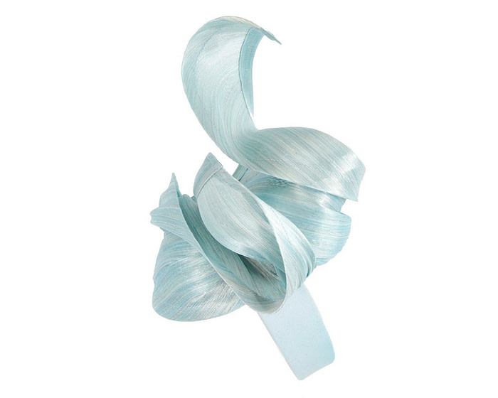 Light blue designers racing fascinator by Fillies Collection - Hats From OZ