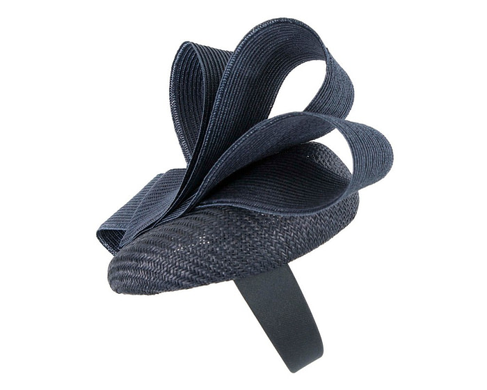 Navy pillbox fascinator by Fillies Collection S286 - Hats From OZ