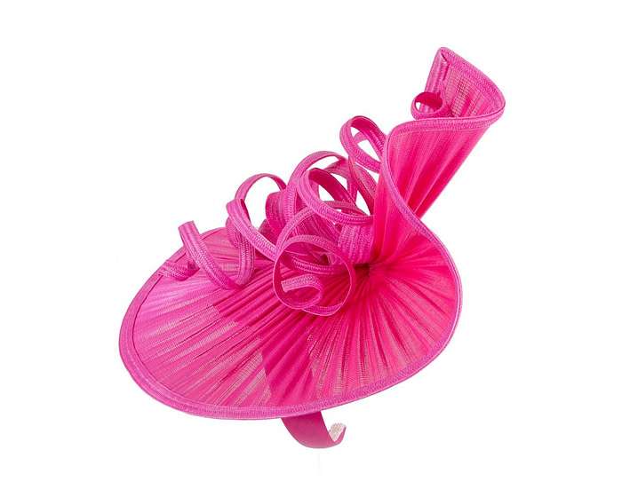 Large fuchsia jinsin racing fascinator by Fillies Collection - Hats From OZ