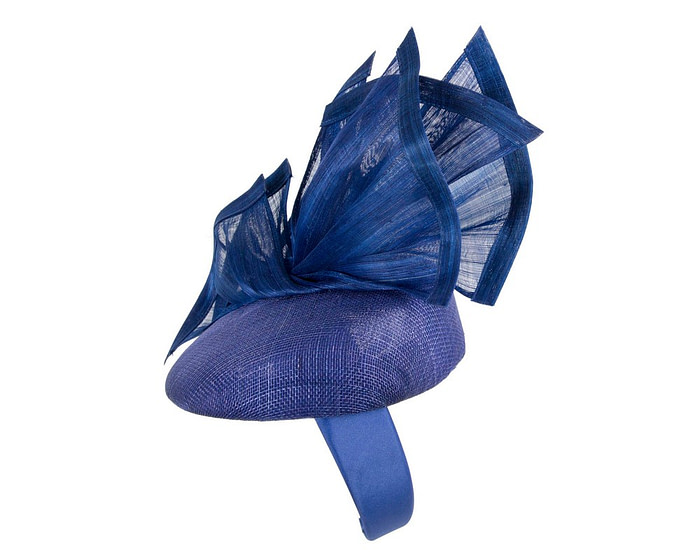Bespoke royal blue racing fascinator by Fillies Collection S254 - Hats From OZ