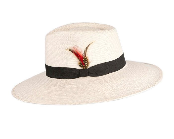 Ecuadorian Panama Cuenca Hat Trilby Fedora Wide Brim - Hats From OZ