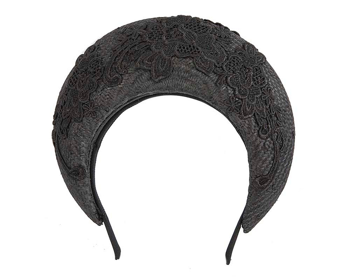 Exclusive black headband by Cupids Millinery - Hats From OZ