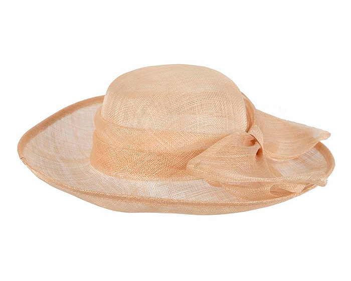 Large nude racing hat by Cupids Millinery Melbourne - Image 6