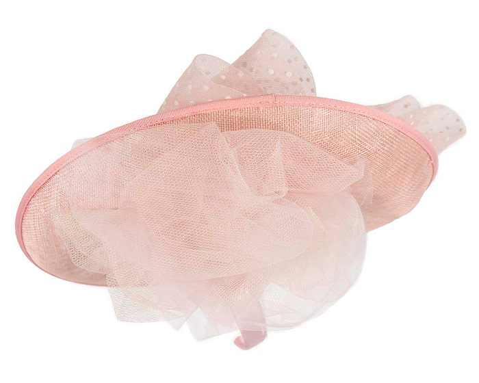 Large pink plate hatinator by Cupids Millinery Melbourne - Image 5