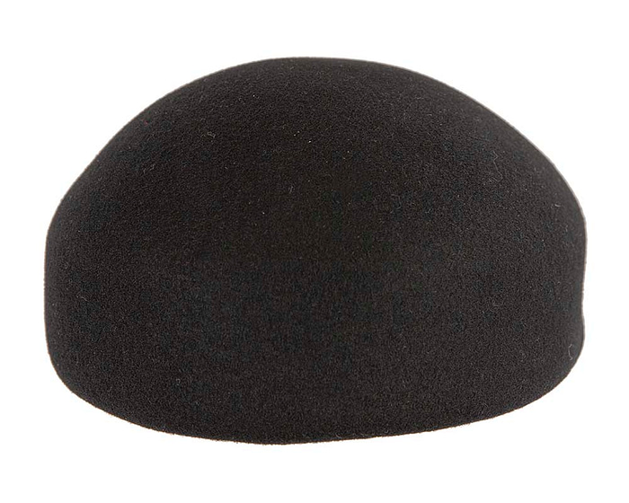 Black felt short beak beret - Image 6