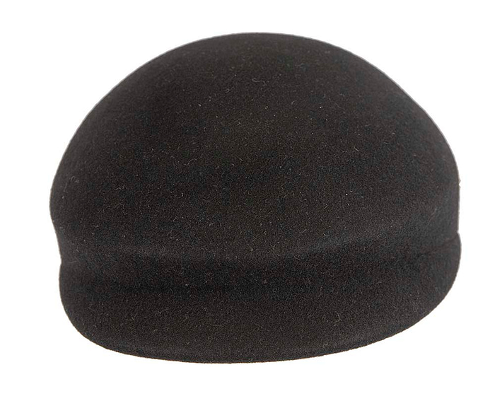 Black felt short beak beret - Image 4