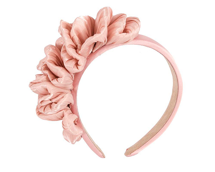 Dusty pink fascinator headband - Image 2