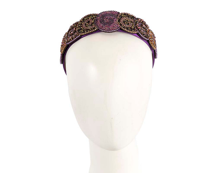 Unusual multi-tone headband fascinator CU448PR