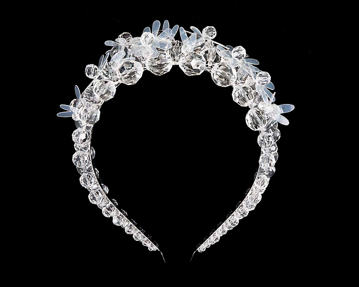 White designers headband by Max Alexander - Image 2