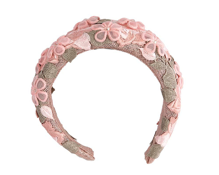 Hand-made lace covered headband - Image 2