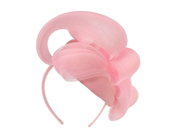 Pink winter racing fascinator by Fillies Collection - Image 6