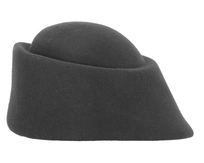 Unique black ladies winter felt fashion hat - Hats From OZ