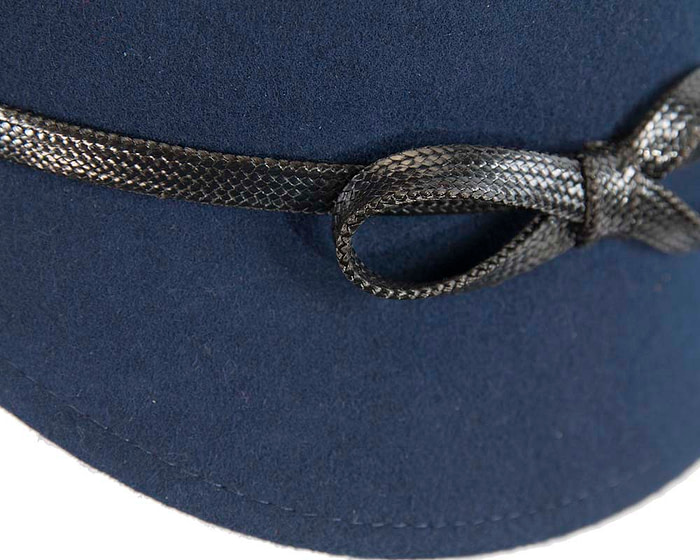 Navy felt bucket hat by Max Alexander - Image 4