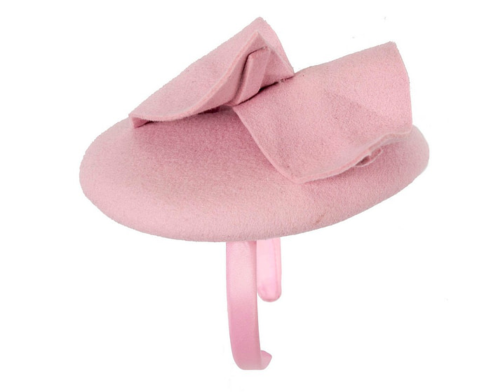 Pink felt fascinator by Max Alexander - Hats From OZ