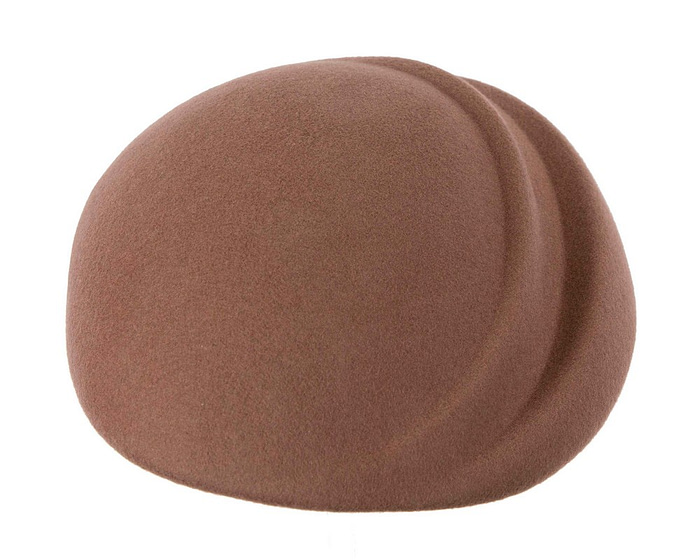 Coffee winter felt beret by Max Alexander - Image 4