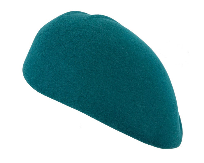 Teal winter felt beret by Max Alexander - Image 6