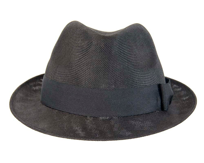 Black summer fedora hat - Hats From OZ