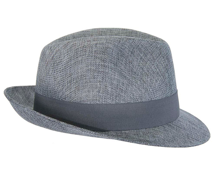 Grey mens summer fedora hat - Hats From OZ