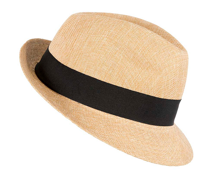 Nude Fedora Homburg Hat - Image 3