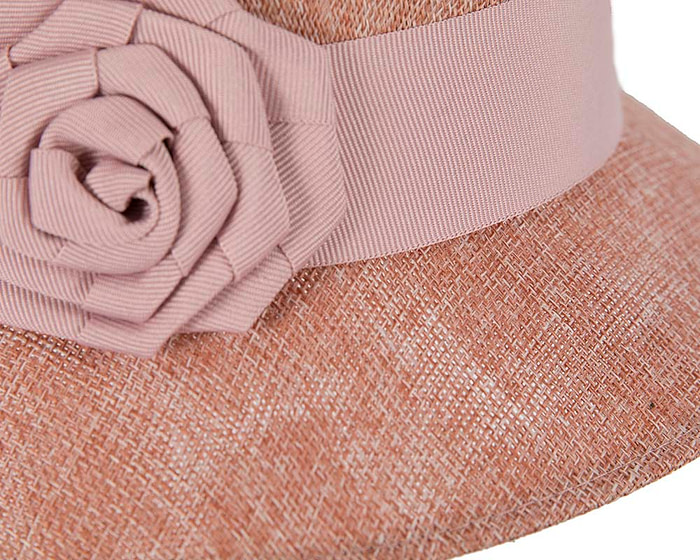 Dusty Pink cloche hat - Image 4