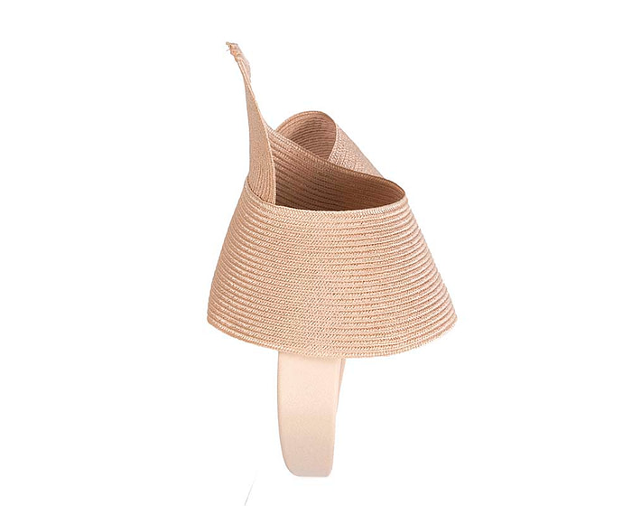 Modern nude fascinator by Max Alexander - Hats From OZ