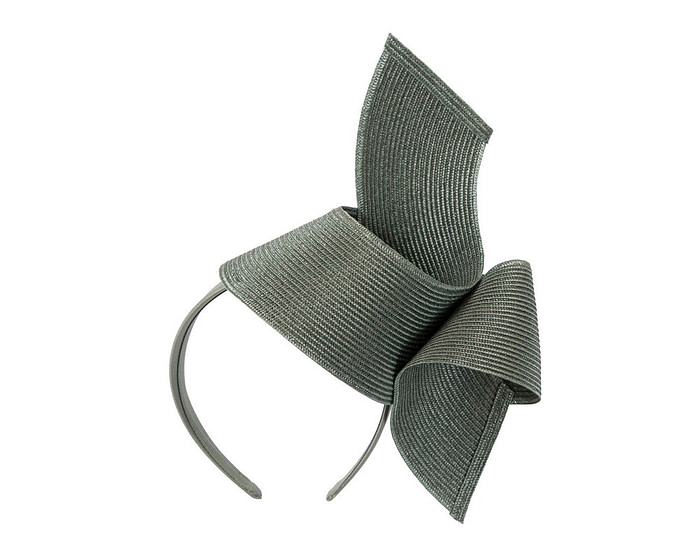 Modern olive fascinator by Max Alexander - Image 2