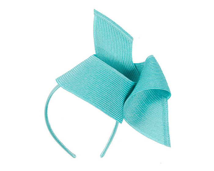 Modern turquoise fascinator by Max Alexander - Image 2