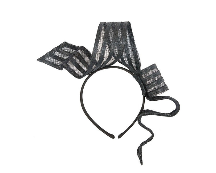 Stylish black racing fascinator by Max Alexander - Image 2