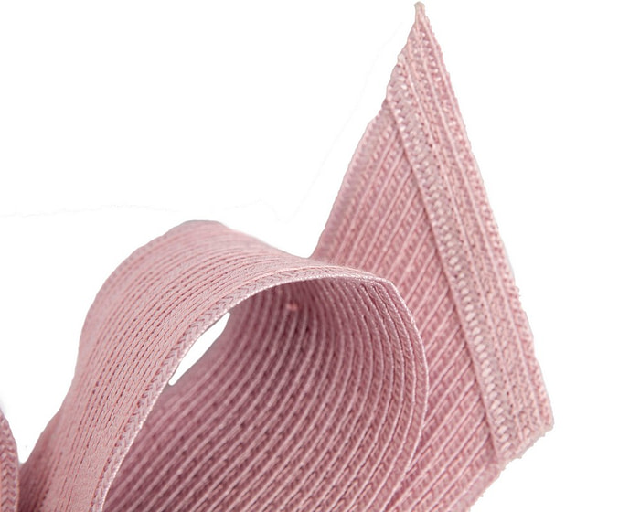 Large dusty pink bow racing fascinator by Max Alexander - Image 3