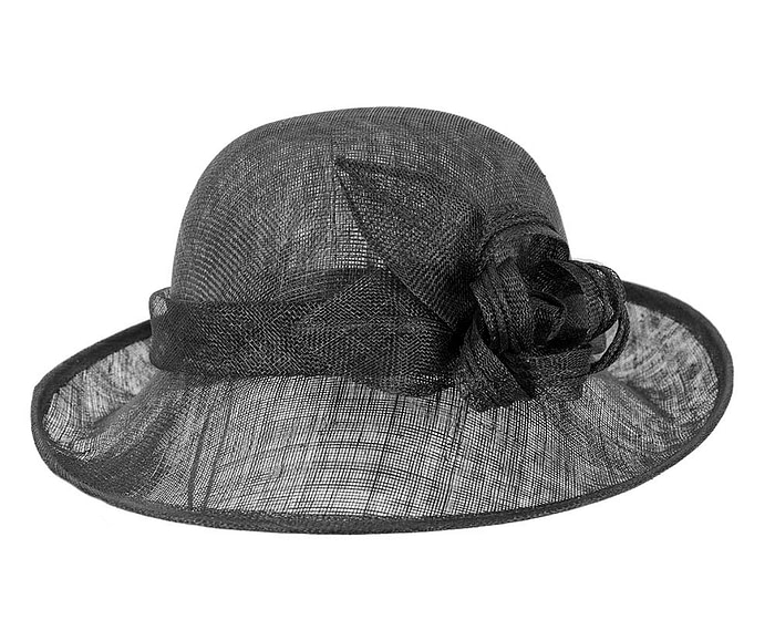 Black cloche hat by Max Alexander MA871 - Image 4