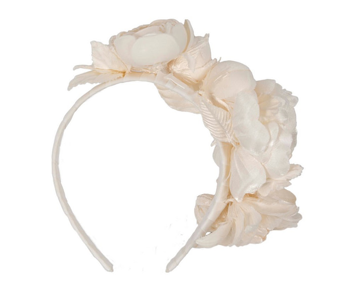 Ivory cream flower headband by Max Alexander - Image 4