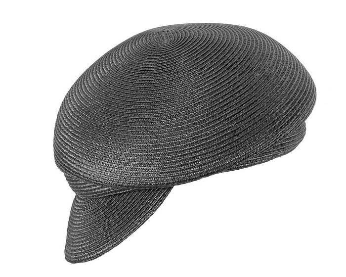 Modern black newsboy beret hat by Max Alexander - Image 3