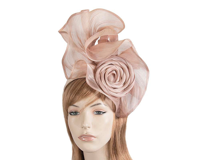 Twisted blush designers fascinator by Fillies Collection - Hats From OZ