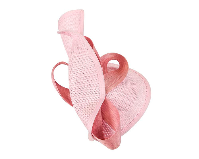 Large pink Fillies Collection racing fascinator with bow - Image 4