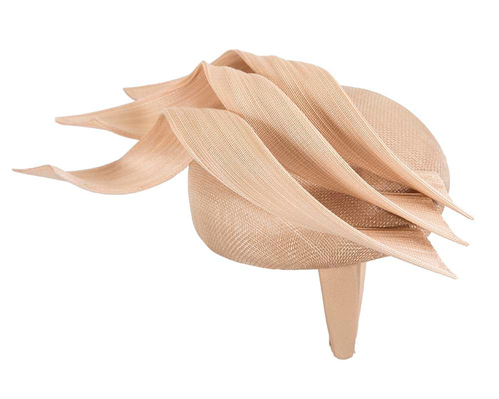 Bespoke nude pillbox fascinator by Fillies Collection - Hats From OZ