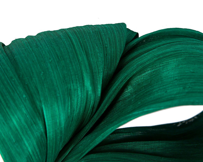 Exclusive dark green silk abaca bow by Fillies Collection - Image 3