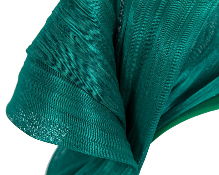 Exclusive teal silk abaca bow by Fillies Collection - Hats From OZ