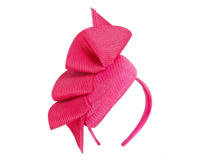 Fuchsia pillbox fascinator by Fillies Collection - Hats From OZ